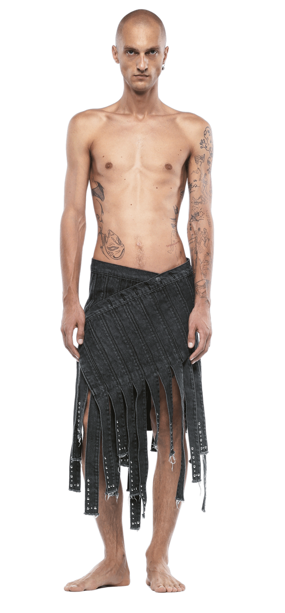 STUDDED GIRD SKIRT - MAN