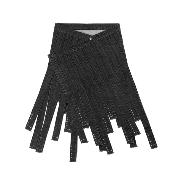 STUDDED GIRD SKIRT - WOMAN