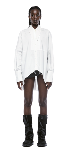 CAMICIA OVERSIZE ECHO COLLAR - DONNA