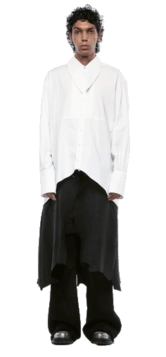CAMICIA OVERSIZE ECHO COLLAR - UOMO
