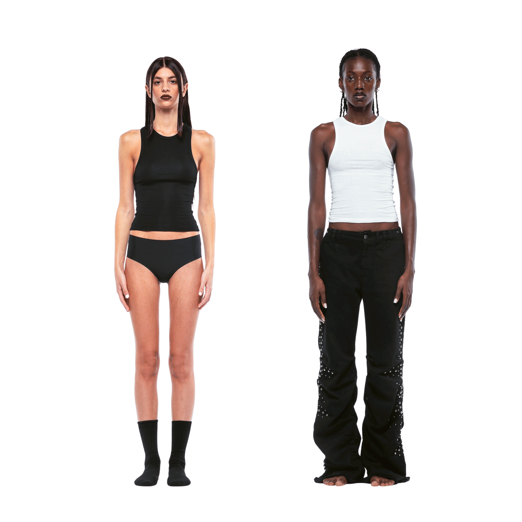 COTTON BODY TANK TOP  - WOMAN