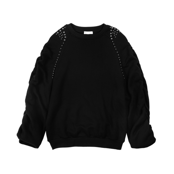 STUDDED SYNTAX CREWNECK - WOMAN