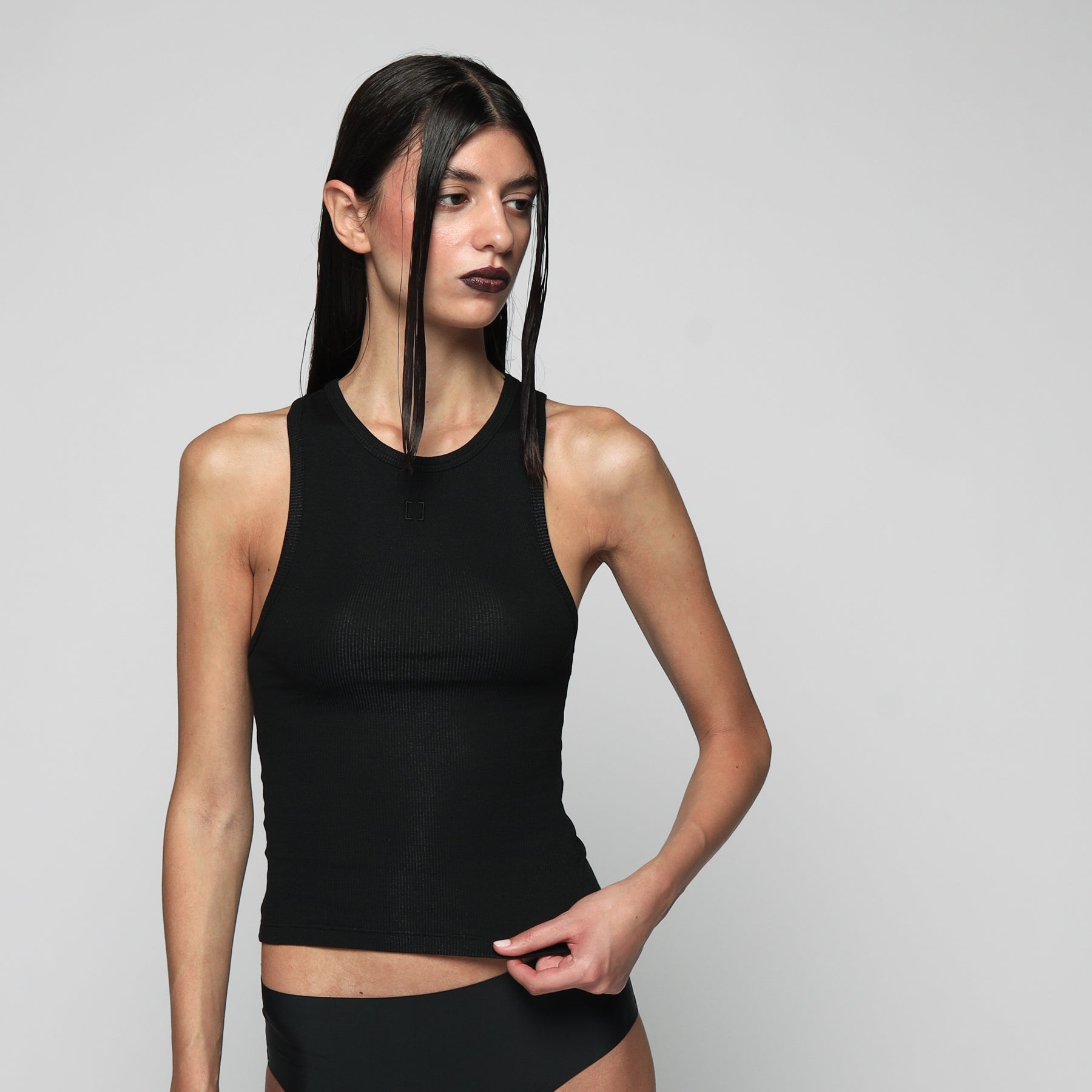 COTTON BODY TANK TOP  - WOMAN