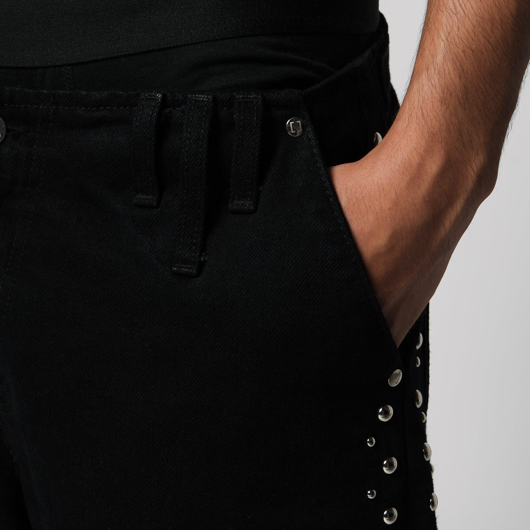 STUDDED SYNTAX PANTS  - MAN