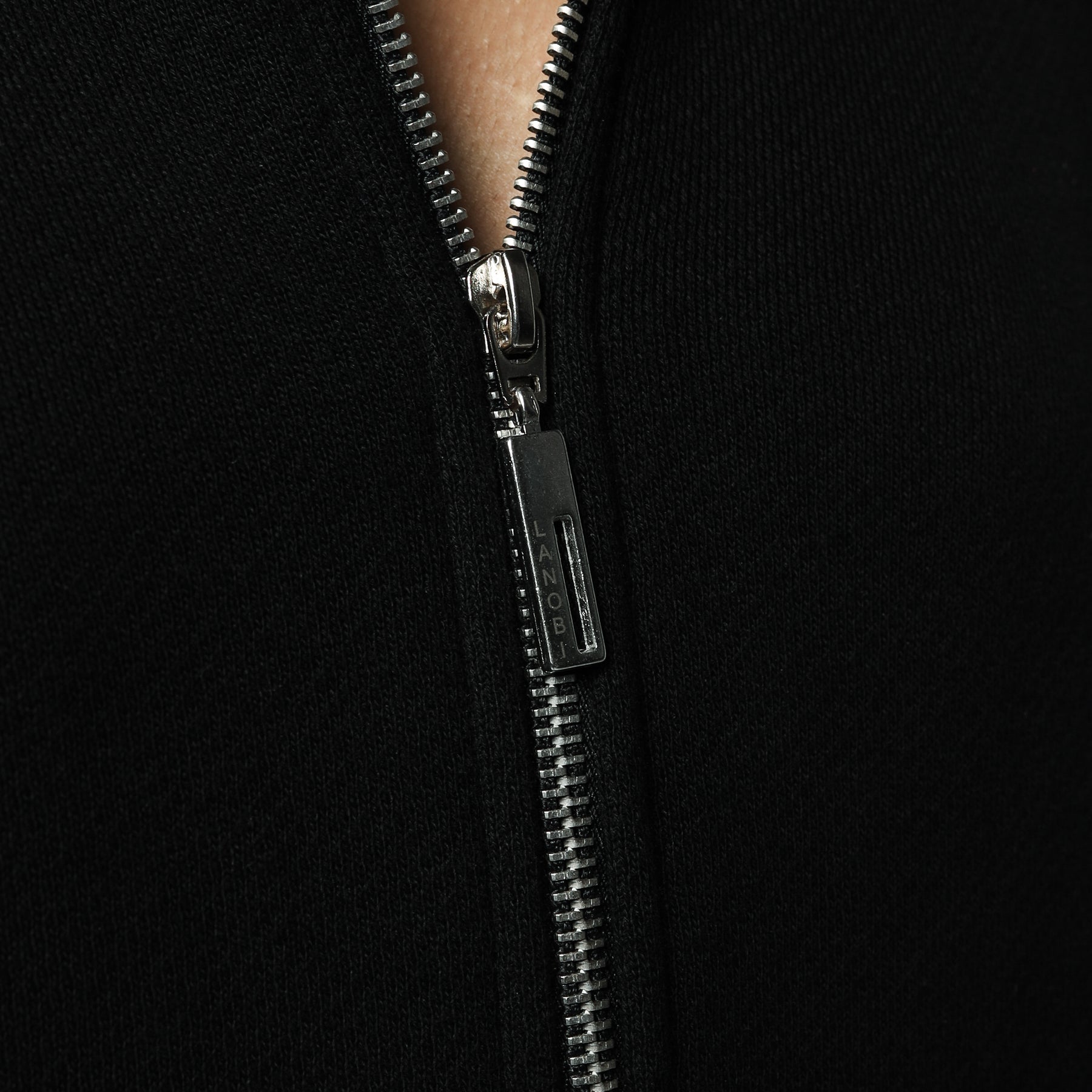 STUDDED SYNTAX FOLDED ZIP HOODIE  - WOMAN