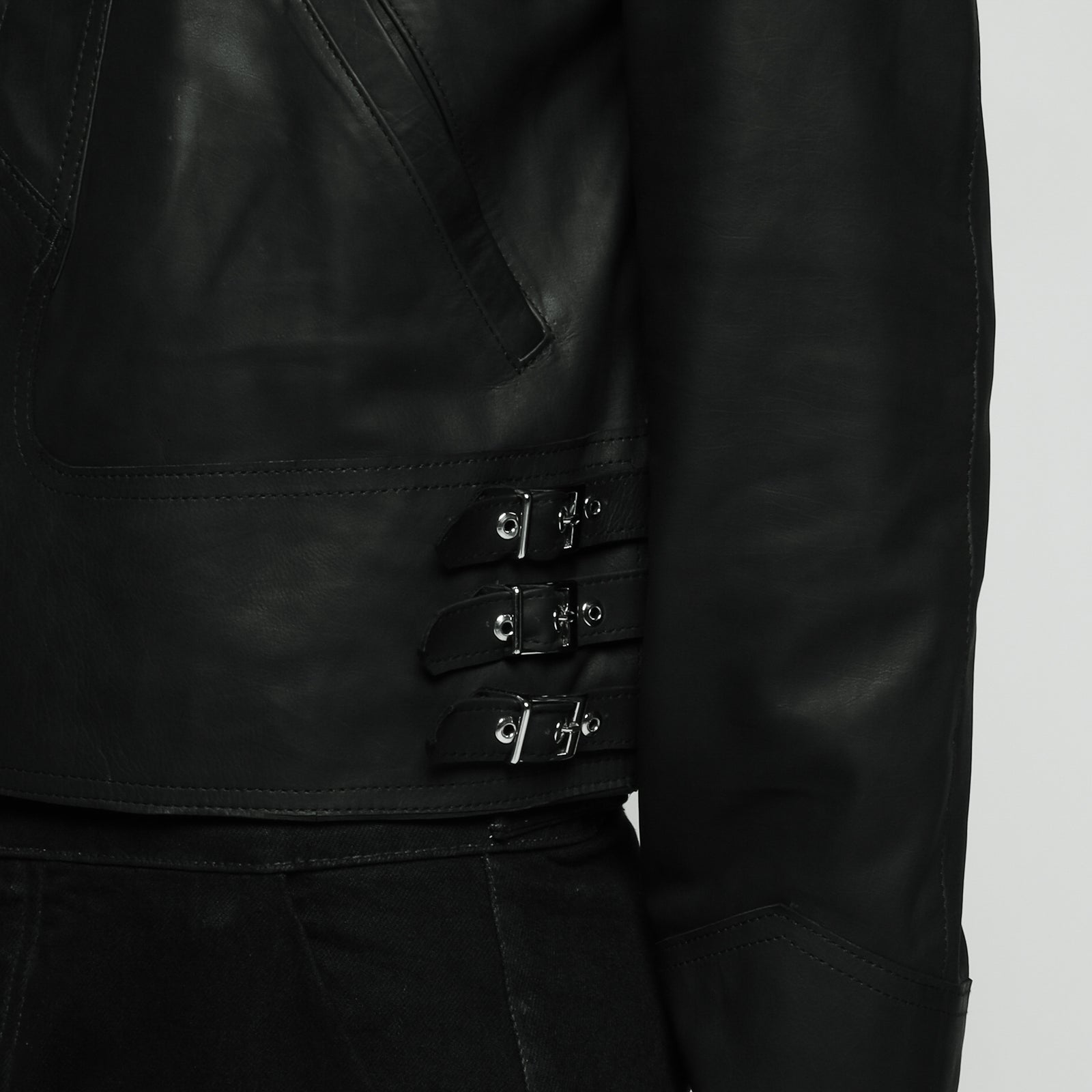 BIKER OBSIDIAN CUT MANICHE EXTRA-LUNGHE - UOMO